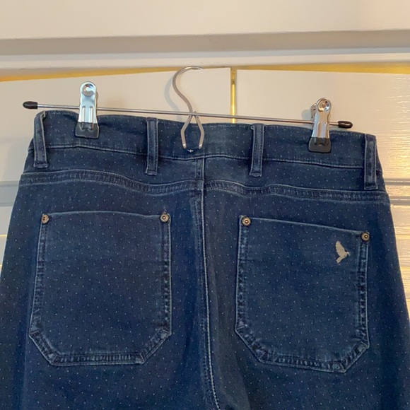 MiH Jeans with White Polka Dot Pattern - Picture 5 of 7